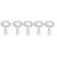 palm tree border